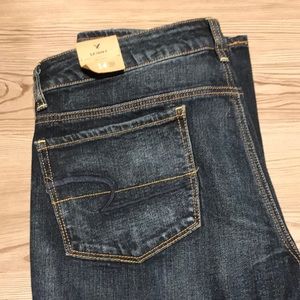 American Eagle Forever Dark Skinny Jeans Size 14
